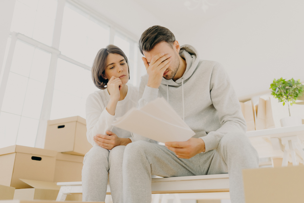 Distressed couple have debt problem, being not able t